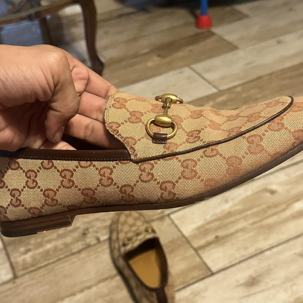 Gucci Tan and Brown Men's Loafers